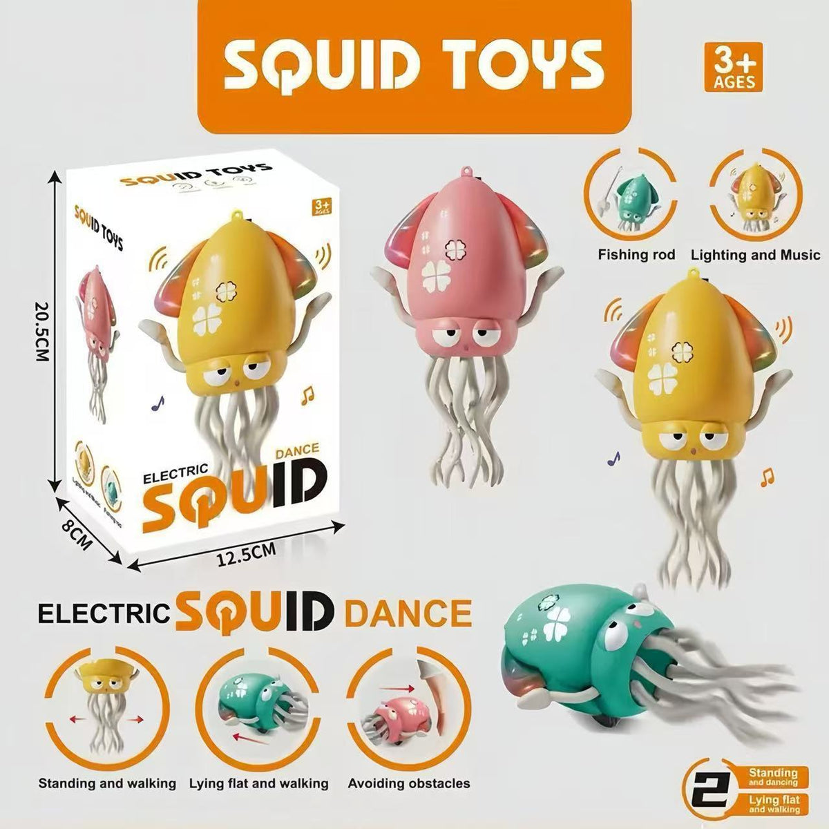 Magical Dancing Octopus Electric Sensor Toy