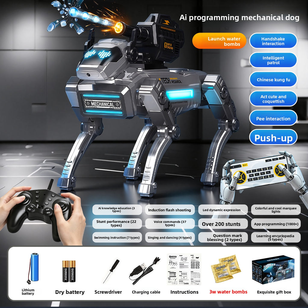 Programowalny Robot Pies AI ze Zdalnym Sterowaniem