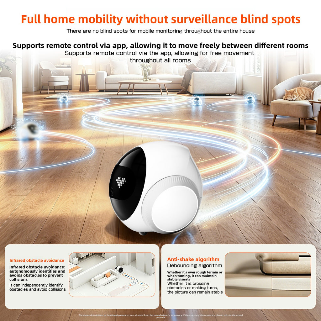 AI Pet Companion Robot with Mobile Monitoring